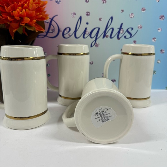 🍻SALE 4pc LIM ED ROWING BLAZERS BEER STEINS - Picture 9 of 10